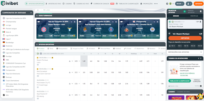 Site apostas esportivas